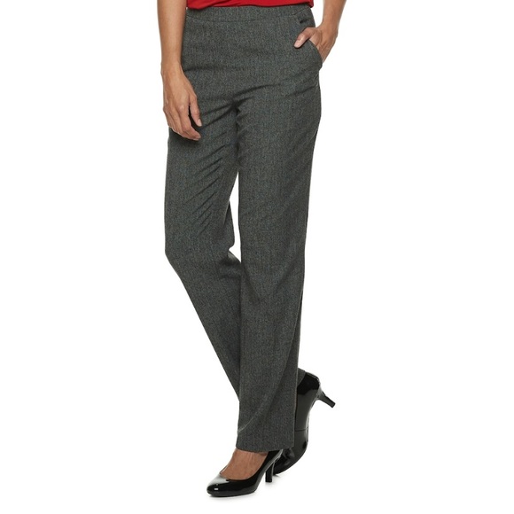 Dana Buchman Comfort-Waist Pants - Picture 1 of 4